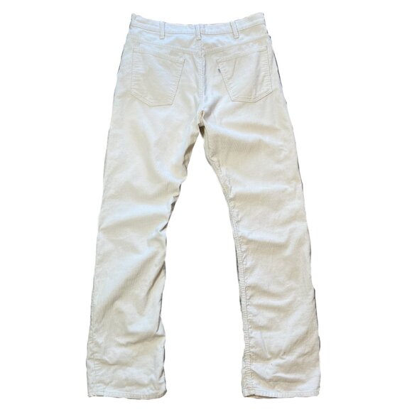 Vintage Levi's White Tab Corduroy Pants 34 - Picture 2 of 6